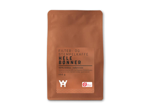 WH Hele økologiske kaffebønner