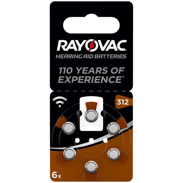 Piles pour appareils auditifs Rayovac
