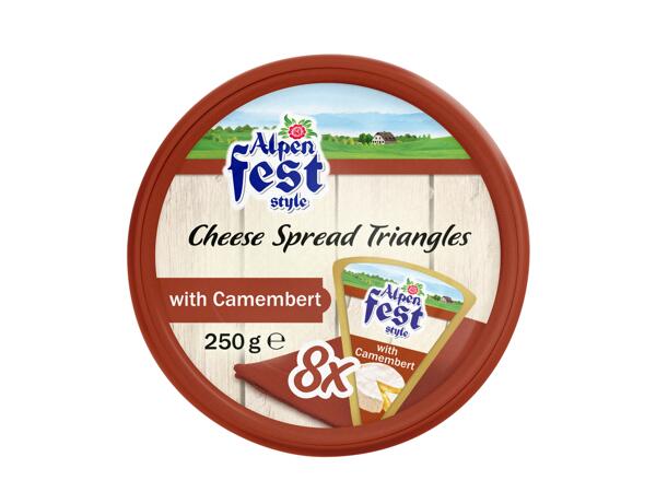 Cheese Spread Triangles