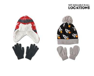 Lily & Dan Children's Winter Hat and Glove Set