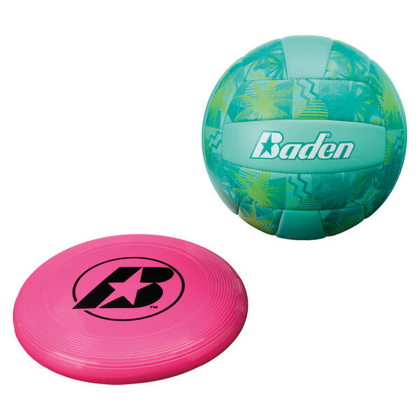 Baden Teal Volleyball/ Pink Disk Beach Combo Set