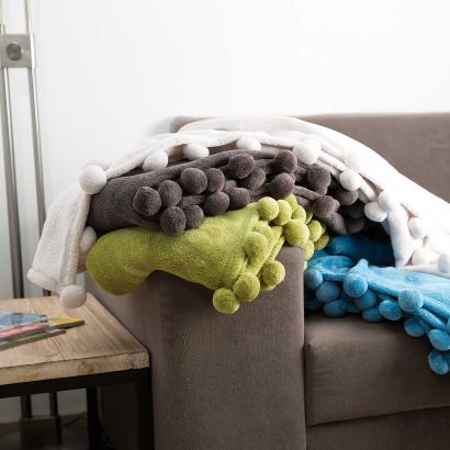 Pompon-Decke