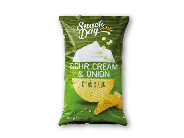 Snack day Sour cream & onion chips