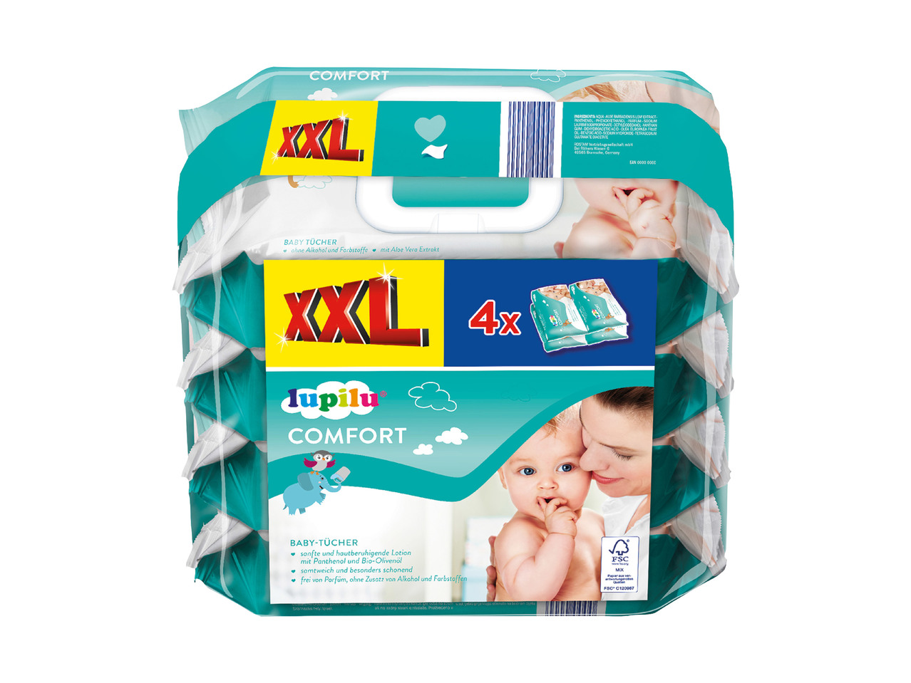 DĚTSKÉ VLHČENÉ UBROUSKY XXL