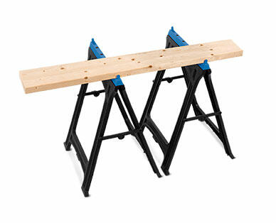 WORKZONE 2-Pack Foldable Saw Horse