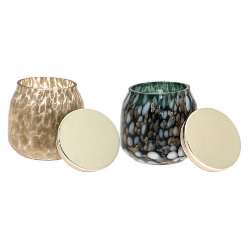 Confetti Tin Candle 2pk Festive Berries/Holiday Pine