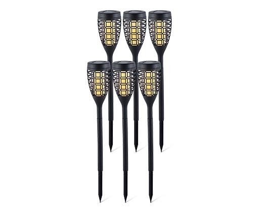 CASALUX 6-Pack Solar Flame Effect Stakes