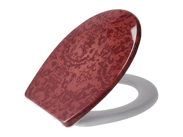 Livarno Home Red Toilet Seat