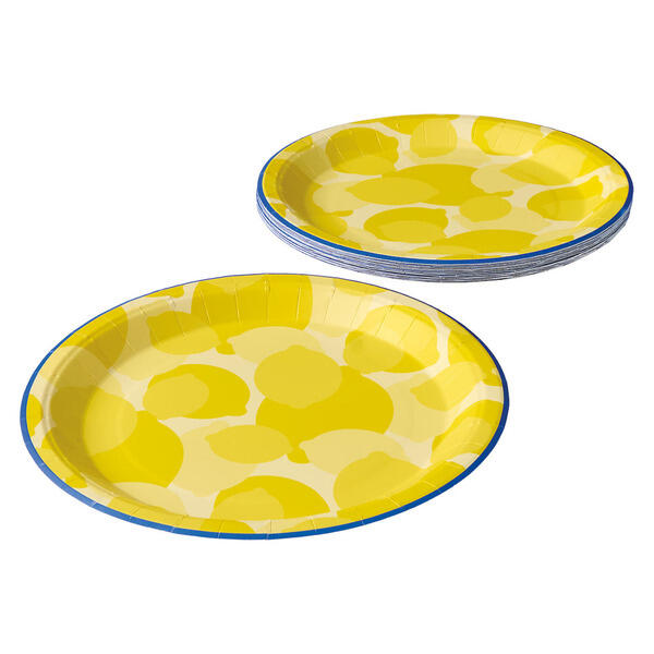 KIRKTON HOUSE Alex's Lemonade Stand Foundation Lemon Dinner Paper Plates