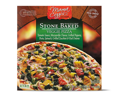 Mama Cozzi's Pizza Kitchen Stone Baked Pizza Four Cheese or Veggie Frozen