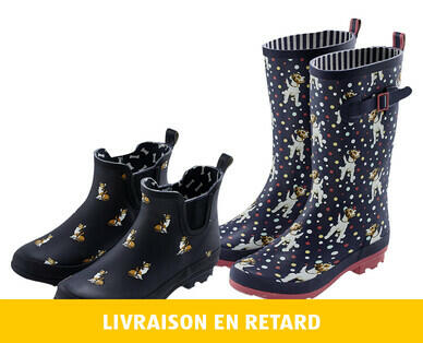 BLUE MOTION 
 BOTTES/BOTTINES DE PLUIE POUR FEMMES AVEC MOTIF CHIEN