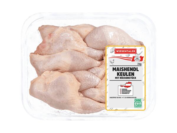 Frische Maishendl Keulen