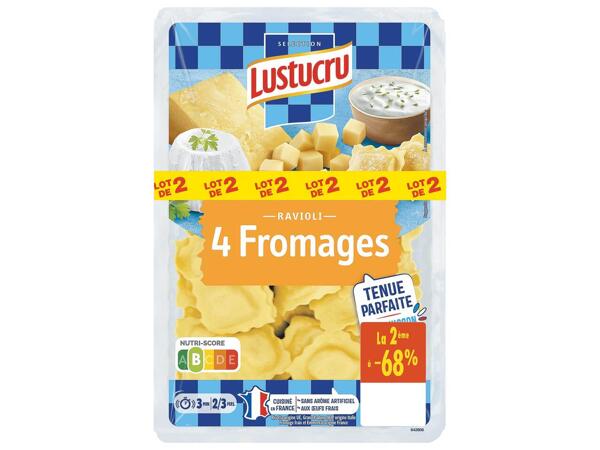 Lustucru ravioli 4 fromages