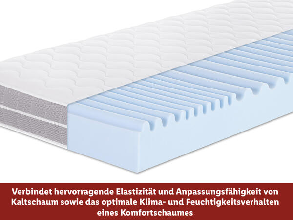 Hybridschaum-Matratze