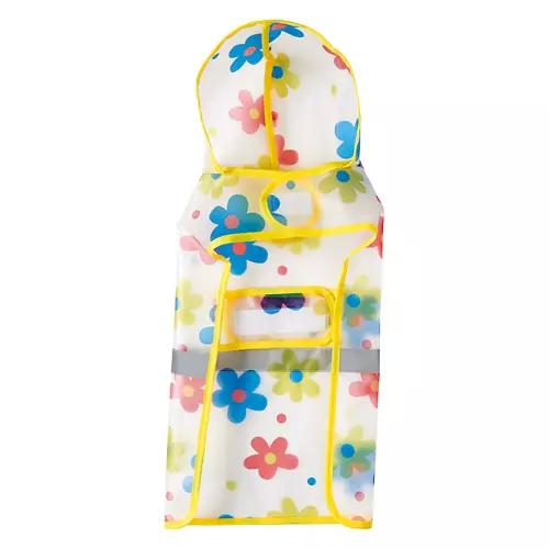 Pet Rain Jacket - Floral, XL