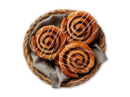 Kanelsnegl med glasur