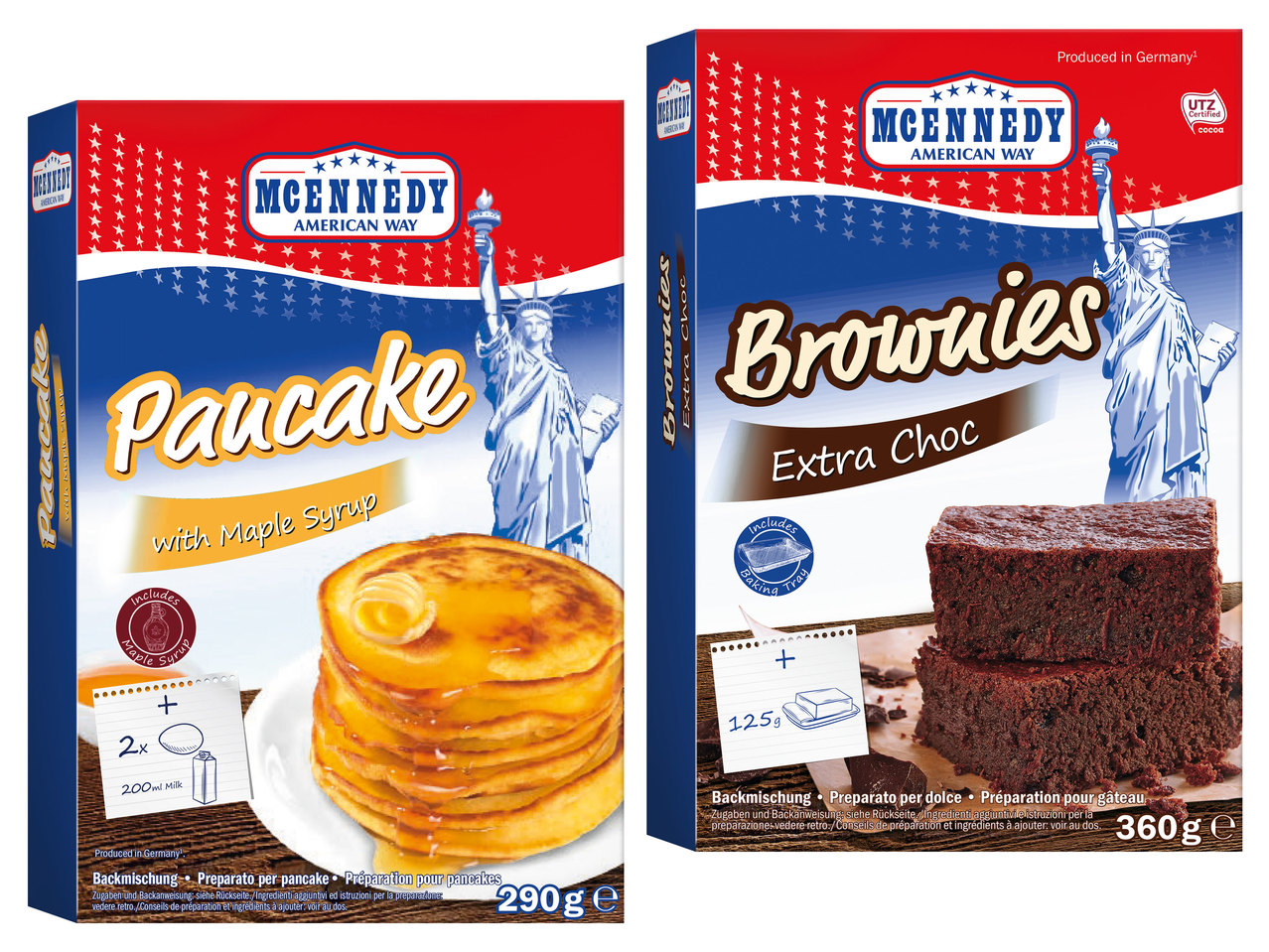 MCENNEDY Teig Mix American Breakfast