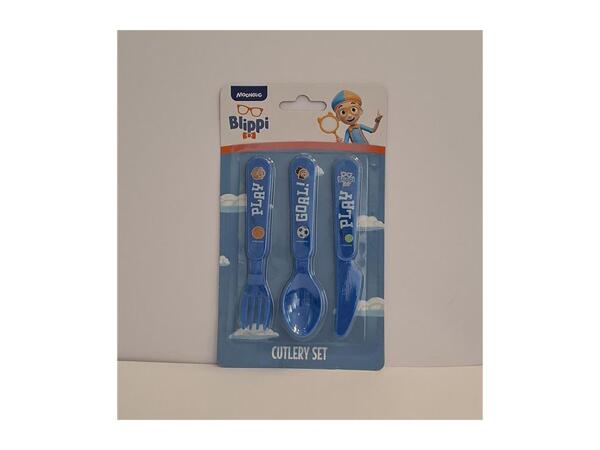 Kids' Team Blippi Cutlery Set