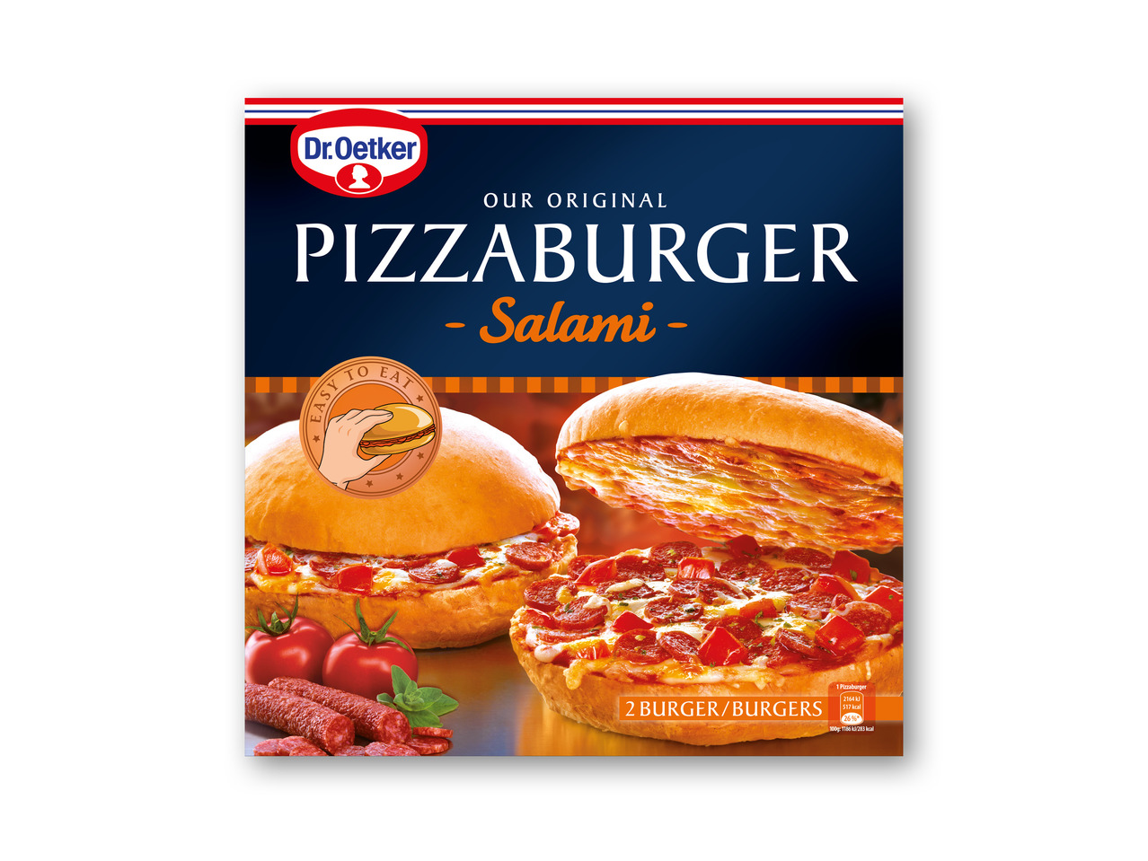 DR. OETKER Pizzaburger
