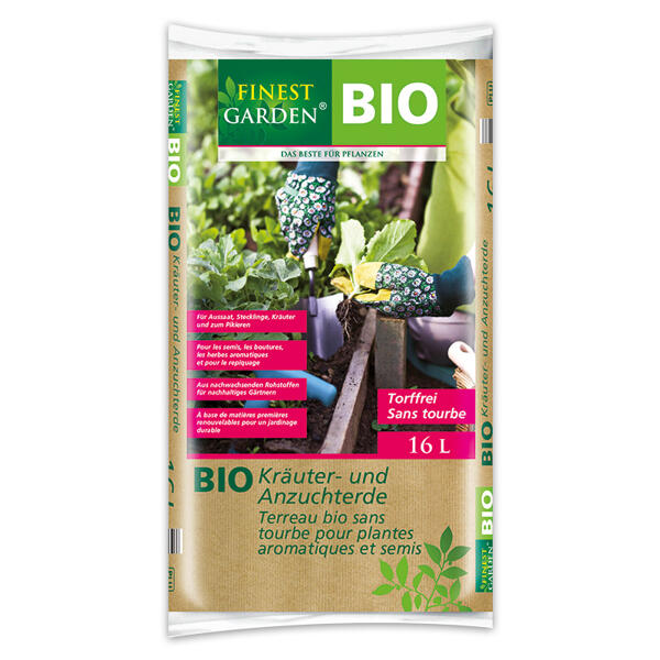 Bio-Kräuter- und Anzuchterde