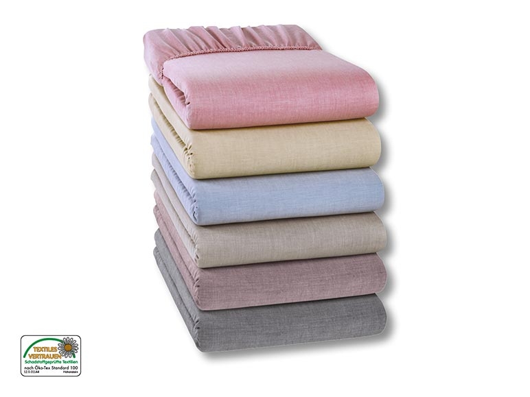 Chambray-Fixleintuch