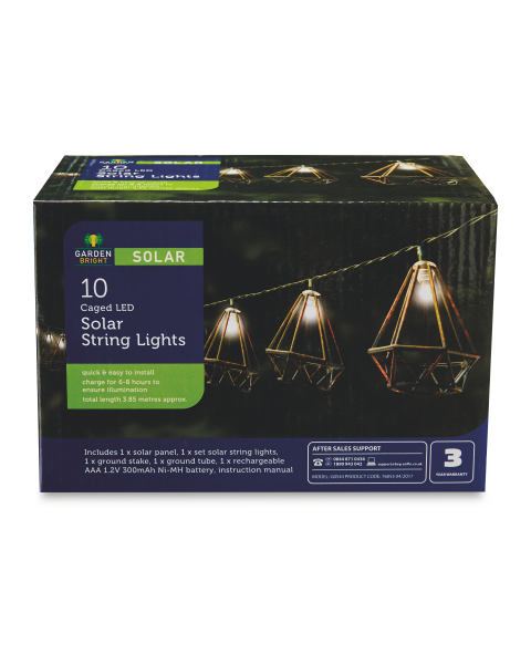 Garden Bright Solar String Lights
