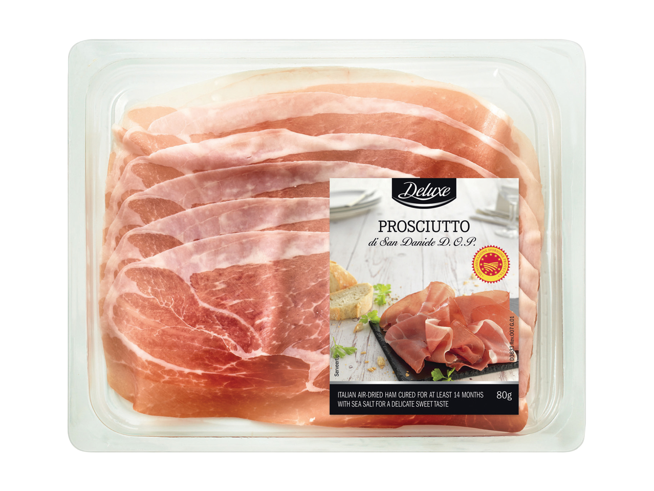Prosciutto di SanDaniele Sliced