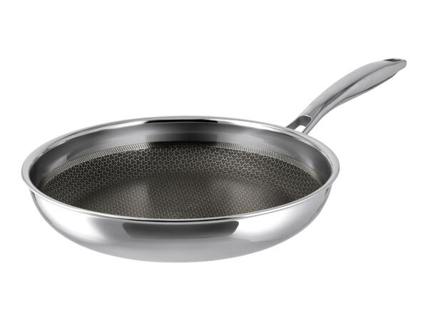 28cm Honeycomb Stainless Steel Frying Pan