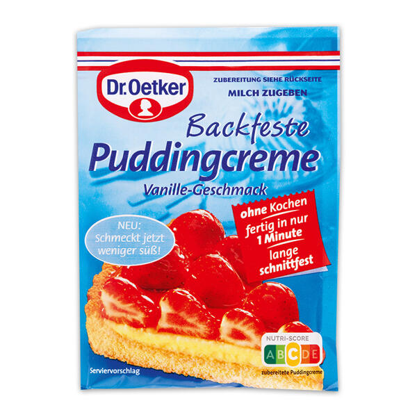 Backfeste Puddingcreme