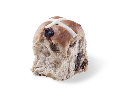 TRADITIONAL FRUIT MINI HOT CROSS BUNS 9PK/500G