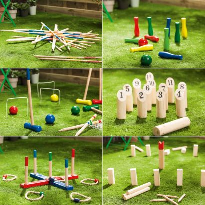 Holzspielzeug für draußen