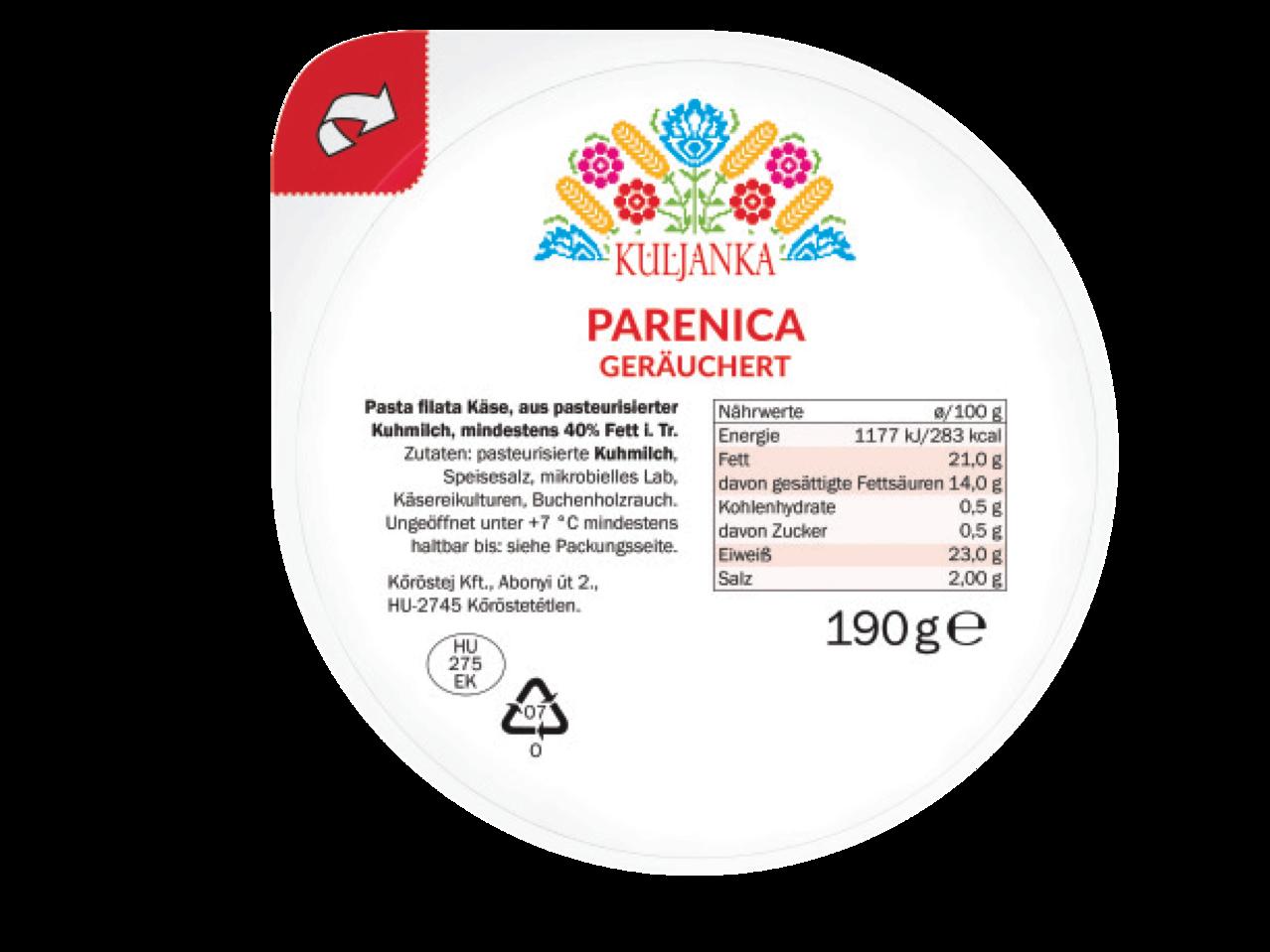 KULJANKA Parenica Cheese