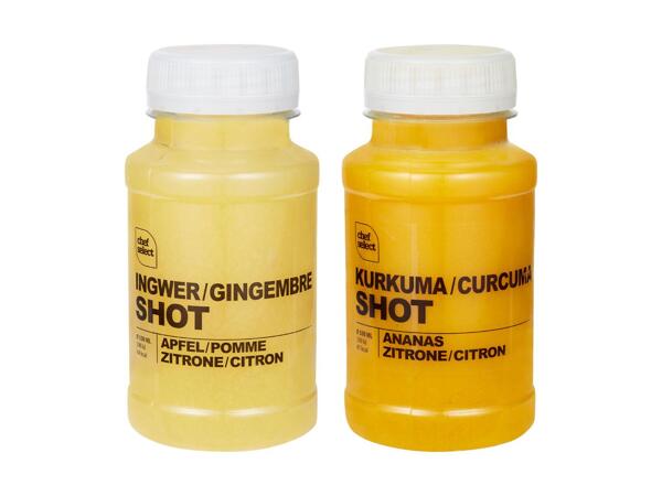 Frisch gepresste Shots