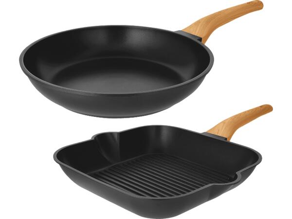 Stek-/grillpanna i gjuten aluminium