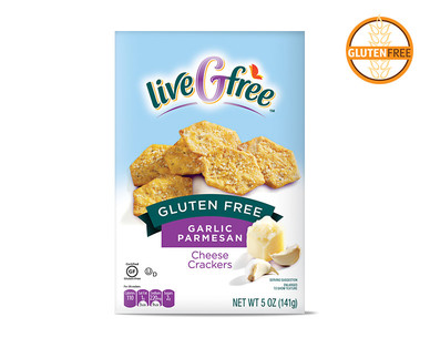 liveGfree Gluten Free Cheese Crackers