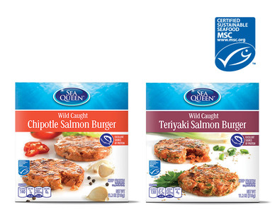 Sea Queen Salmon Burgers