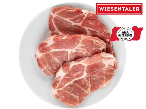 Frische Schopfsteaks