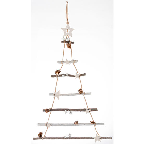 Dekorierter Wand-Weihnachtsbaum