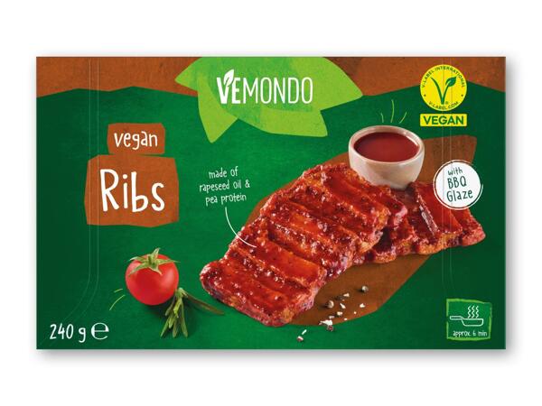 VEMONDO Veganske BBQ-ribs eller cevapcici