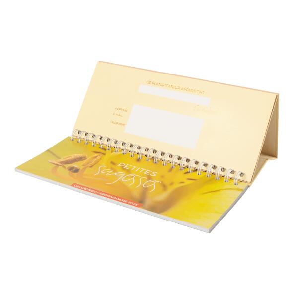 Calendrier hebdomadaire 2025