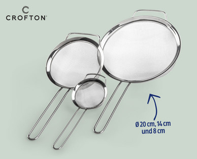 CROFTON Siebe-Set, 3-teilig