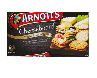Arnott's Cheeseboard Cracker Assortment 250g