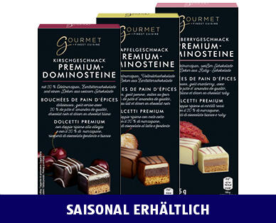 GOURMET 
 DOMINOSTEINE