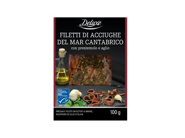 Fillets of Cantabrian Sea anchovies
