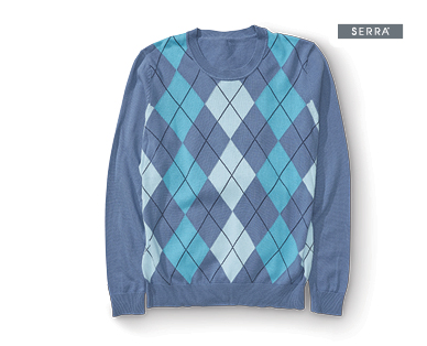 Ladies Argyle Pullover or Cardigan