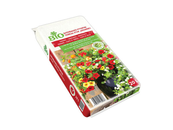 Terreau bio pour jardinières