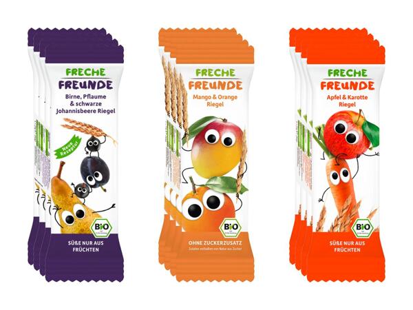 Barres bio Freche Freunde, pack de 4