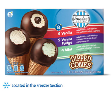 Sundae Shoppe Dipped Sundae Cones