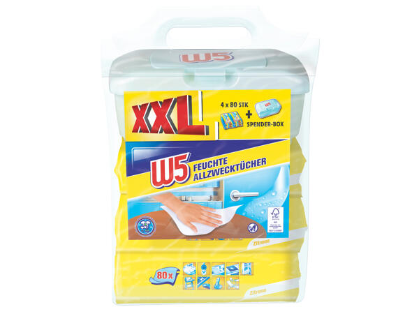 Feuchte Allzwecktücher 4x 80 Stk.-Pkg.