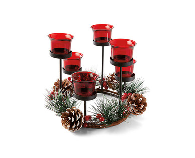 Huntington Home Harvest or Christmas Candleholders